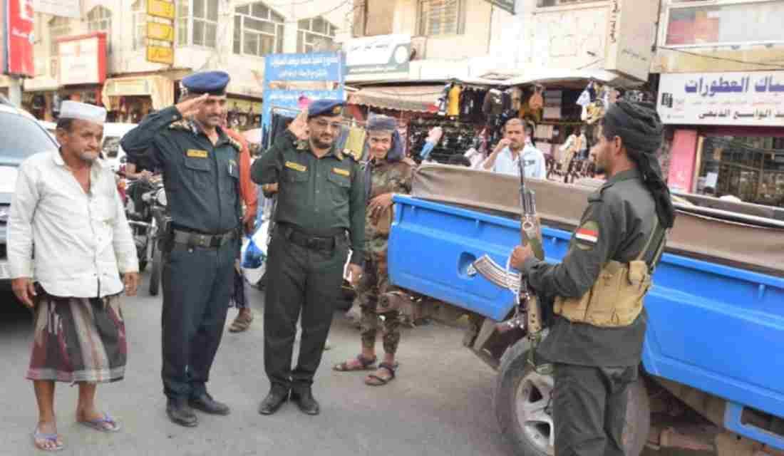 قيادة شرطة تعز تطلع على الخدمات الميدانية  لمنتسبي شرطة المحافظة